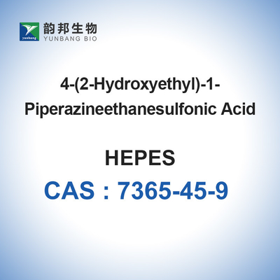 HEPES Biyokimyasal Reaktifler CAS 7365-45-9 Moleküler Biyoloji