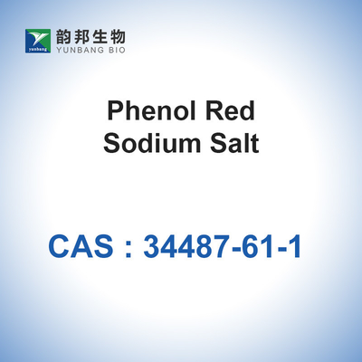 CAS 34487-61-1 Fenol Kırmızı Sodyum Tuzlu Suda Çözünür AR Sınıfı Biyolojik