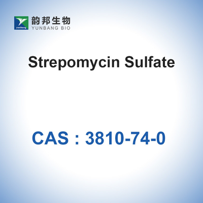 CAS 3810-74-0 Streptomisin Sülfat Antibiyotik Hammaddeleri
