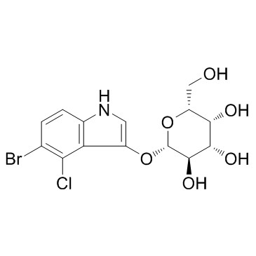 Glikozit X-GAL CAS 7240-90-6 5-Bromo-4-Kloro-3-İndolil-Beta-D-Galaktosit