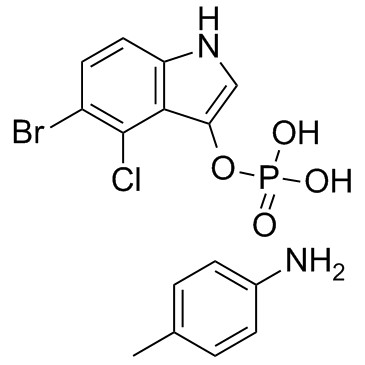 BCIP CAS6578-06-9 5-Bromo-4-Kloro-3-İndolil Fosfat P-Toluidin Tuzu