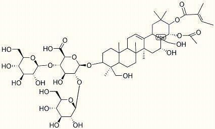 CAS 6805-41-0 Laboratuvarlar için Escin biyokimyasal rejansi